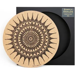 Simply Analog Cork Slipmat - Iris (Plattenteller), Plattenspieler Zubehör, Mehrfarbig