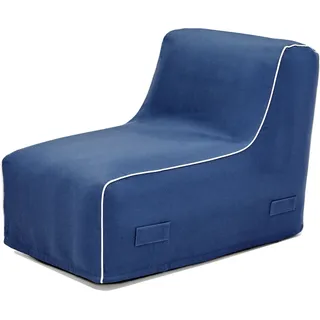 Jahnke Loungesessel AIR LOUNGE (1-St), aufblasbar, Indoor & Outdoor, 60 cm Sitztiefe blau