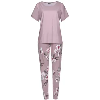vivance dreams by lascana Vivance Dreams Pyjama Floral Rosa 44/46