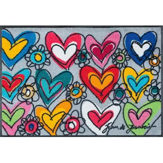 Wash+Dry With Love 50 x 75 cm Grau