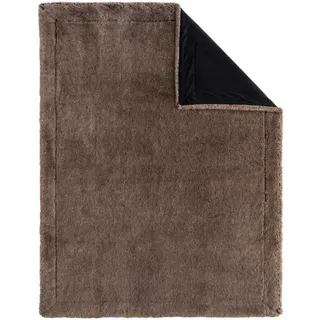 Bugatti Kunstfell Kuscheldecke 150 x 200 cm Braun
