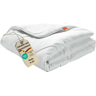 sleepling Winter Bettdecke 220x240 cm, warme Winterdecke | Warm, Made in EU, OEKO-Tex 100, Waschbar 60 Grad, Winterbettdecke 220 x 240, 100% feine Mikrofaser, Basic 100