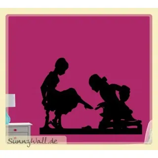 Sunnywall Wandtattoo Wandaufkleber Märchen Aschenputtel Cinderella Sticker Größe: Größe 2