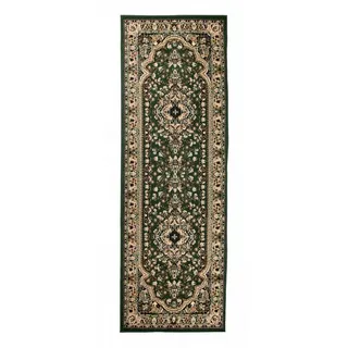 Tapiso Läufer ATLAS, rechteckig, Höhe: 8 mm, Wohnzimmer, Schlafzimmer, pflegeleicht grün 70 cm x 200 cm x 8 mm