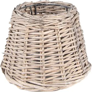 Clayre & Eef Lampenschirm Ø 20x15 cm Braun Rattan