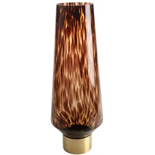 GOEBEL Glasvase Amber Rain braun 60 cm