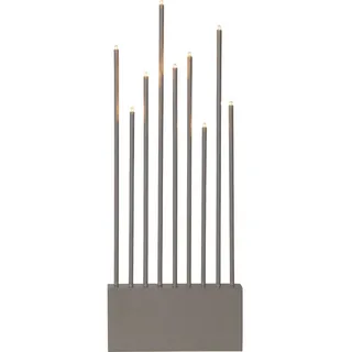 Eglo Led-Kerze, Grau, Holz, Metall, Eiche, 6x60x23 cm, Kippschalter, Dekoration, Weihnachtsdekoration, Weihnachtsbeleuchtung