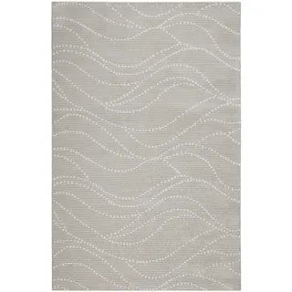 Teppich ESPRIT "Selena", grau (beige), B:120cm H:12mm L:170cm, Polypropylen, Teppiche, Teppich, Kurzflorteppich, gewebt, Punkte, modern, abstrakt, trendig, wellig