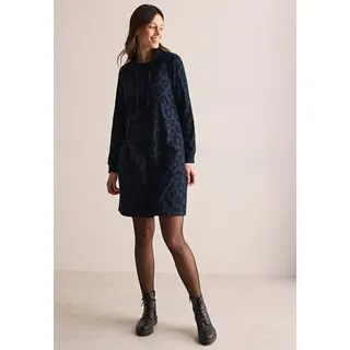 Cecil Midikleid Leo-Muster Blau 46