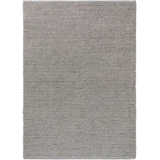 benuta Pure Wollteppich Grau, Textil, Beton Optik, Rechteckig, 160x230 cm, pflegeleicht, Teppiche - Böden, Teppiche, Naturteppiche
