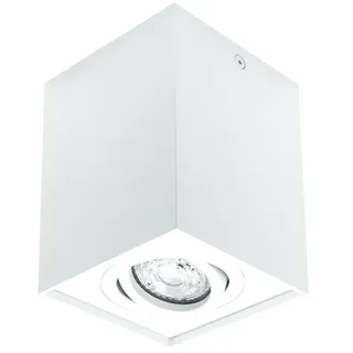 EDO PALLAD 1 WHITE 1 GU10 quadratisch Aluminium