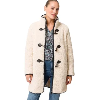 Zero Damen, Teddyfellmantel mit Knebelknöpfen Sheer Bliss,42 - 42