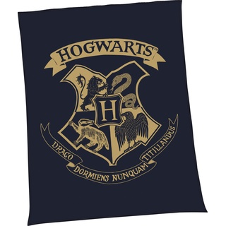 Wohndecke HARRY POTTER "Harry Potter" Wohndecken Gr. B/L: 150 cm x 200 cm, schwarz Kunstfaserdecken mit tollem Harry Potter Motiv, Kuscheldecke
