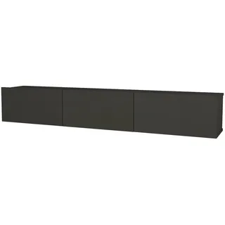 moebel17 Damla TV-Lowboard 180 x 29,5 x 29,5 cm Anthrazit/Holz