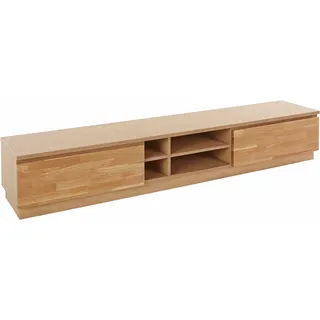 Lowboard HOME AFFAIRE Sideboards braun (eiche teilmassiv) Lowboards Breite 200 cm, teilmassiv, FSC-zertifiziert