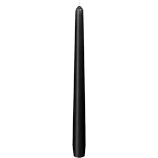 Duni Leuchterkerzen 25 cm schwarz 50 St.