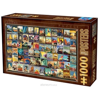 Unbekannt VC02 Puzzle 1000 Teile - Vintage Collage - Travel