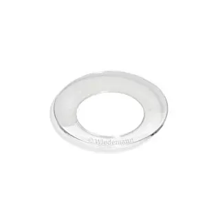 Unbekannt 4 Stück Glas Kerzentropfmanschetten 40 mm Durchmesser, Tropfenfänger, Kerzenmanschetten, Tropfring für Kerzen, Taufkerzen, Kommunionkerzen