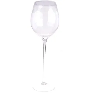 INNA-Glas XXL Stielglas ROGER, klar, 70cm, Ø17cm/Ø23cm | XXL Weinglas/Glasvase