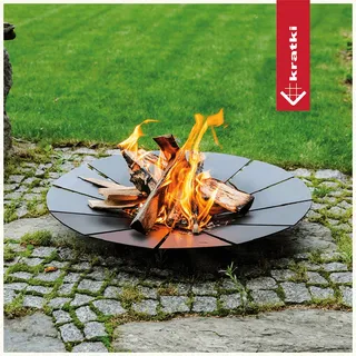 Kratki Feuerschale Ø 68 cm Schwarz