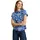 Bluse Blue Flower Tile Design Blau 42
