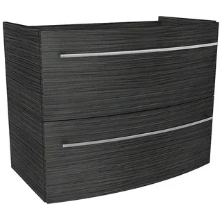 Camargue Swing Waschtischunterschrank  (79,4 x 45,6 x 63 cm, Dark Oak)