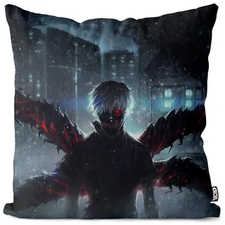VOID Kaneki Encouter Kissenbezug Kissenhülle Outdoor Indoor Tokyo Anime Manga, Kissen Größe:80 x 80 cm