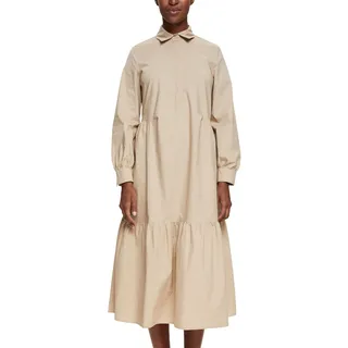 ESPRIT Damen 042EO1E357 Dress, 260/LIGHT Taupe, 36 - 36