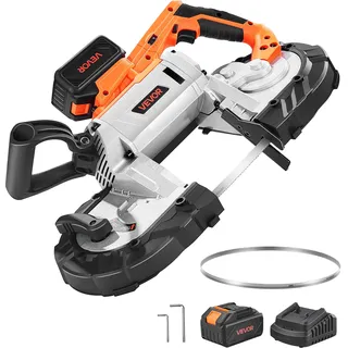 Vevor Akku-Bandsäge 20 V 127x115mm 4000 mAh + Ladegerät