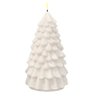 Weihnachtsbaum LED Kerze Weiß 18cm