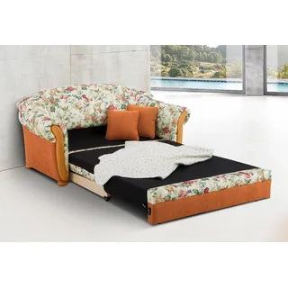 Home Affaire Schlafcouch Polyester 2-Sitzer Orange