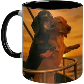 Dackel Pärchen Tasse Titanic Dackel Tasse Ich Fliege Tasse