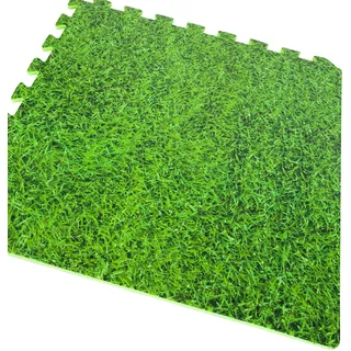 Bodenschutzmatte GRE Bodenschutzplatten Gr. B/H/L: 50 cm x 8 mm x 50 cm, grün Poolunterlagen 8 Pakete á 9 Stück, 50x50 cm