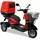 1000 Watt 25 km/h rot inkl. Heckkoffer