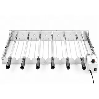 BBQ-Toro Grillaufsatz 70 x 40 cm Edelstahl Silber