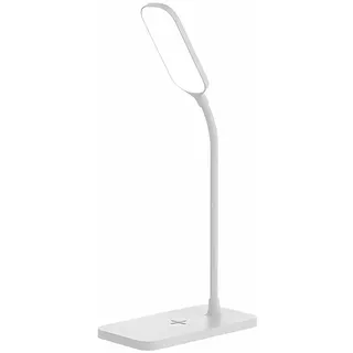 Pesfehhy 15W LED-Schreibtischlampe Kabelloses Aufladen Schreibtischlampe Einstellbares Licht Augenschonende Schreibtischlampe Flexibel Berührungsempfindlich
