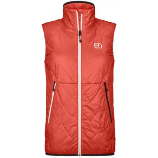 Ortovox Damen Swisswool Piz Vial Weste (Größe L, pink)