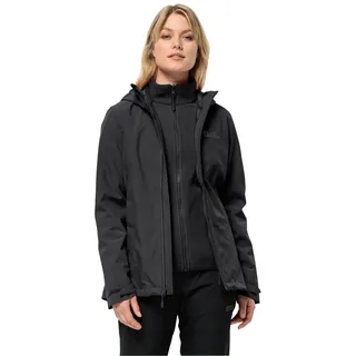 Jack Wolfskin Moonrise 3in1 Jacket Damen black L