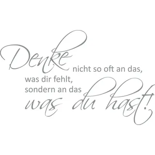 GRAZDesign Wandtattoo Sprüche Motivation für Betrieb, Büro, Wohnzimmer, Sport Wandaufkleber - 82x50cm / 074 mittelgrau