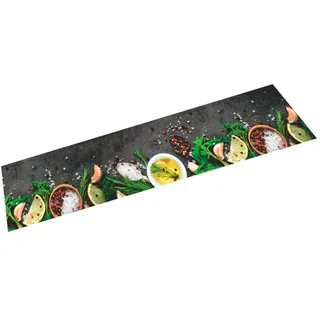 vidaXL Amani Küchenläufer 60 x 300 cm Silber