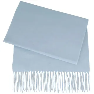 Breiter Schal in blau
