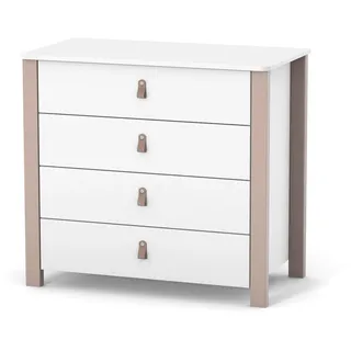 Veres Monaco 900 Kinderkommode/Wickelkommode (90 cm) (Weiß Cappuccino)