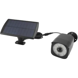 OPPWONG Dummy-Kameras-Solarlicht, 2200-mAh-Akku, IP65-Bewegungsmelder-Licht, 11 Stück 2835-Lampenperlen, Sicherheitslicht mit 3 Arbeitsmodi, Ideal für die Sicherheit Im Innenhof