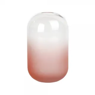 Lambert [W Vase Glas Pink H 21,5 cm D 12 cm Matt/Klar