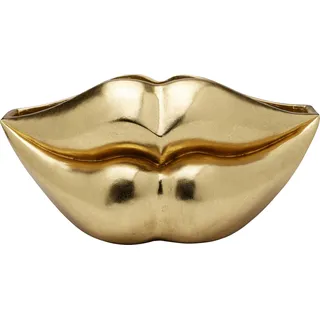 Kare Vase Lips Gold 30 cm