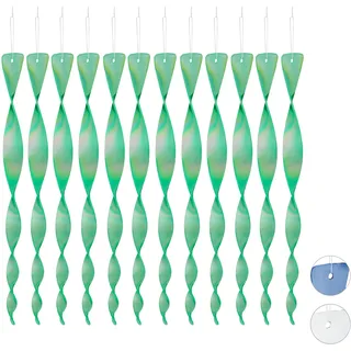Relaxdays Vogelabwehr Spirale 12er Set 40 cm