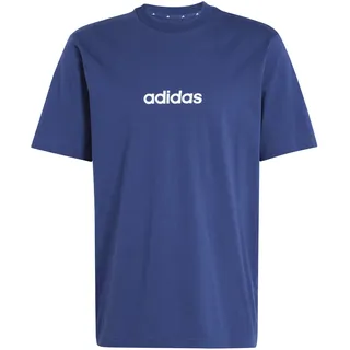 adidas Linear Single Jersey dunkelblau/weiß 4XL