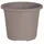 Thermo-Blumentopf rund aus Kunststoff Taupe 40 30
