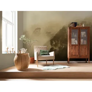 KOMAR Fototapete Foggy Sunshine - Größe 400 x 250 cm,
