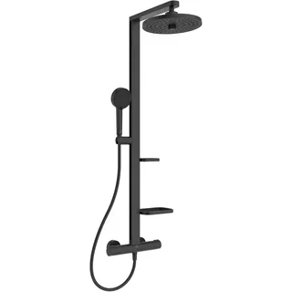 Ideal Standard Ceratherm Alu+ Duschsystem mit Thermostat Silk Black BD583XG
